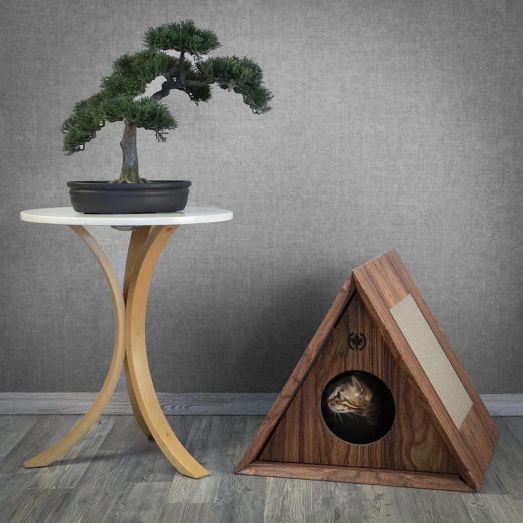 Triangle House | Kryjówka, drapak, jaskinia | Canadian Cat od ParrotPlanet.pl