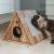 Triangle House | Kryjówka, drapak, jaskinia | Canadian Cat od ParrotPlanet.pl