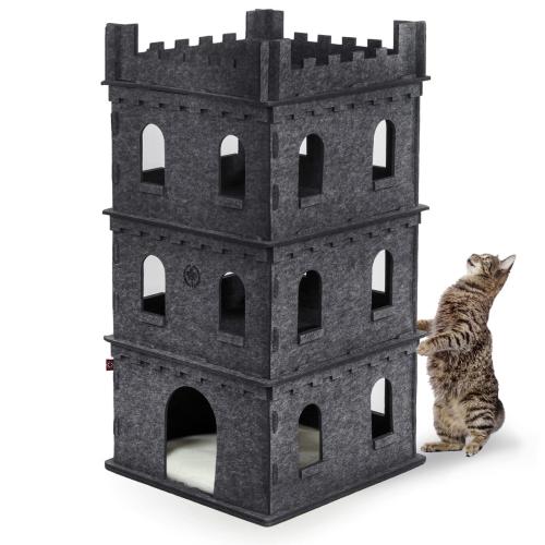 Felty Fort | Koci Zamek | Canadian Cat | 3 kondygnacje | z poduszką od ParrotPlanet.pl