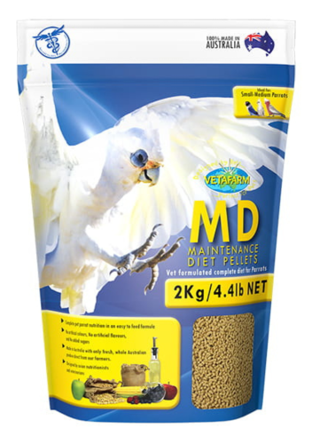 VETAFARM- Maintenance Diet - Całoroczny granulat dla WSZYSTKICH PAPUG 2kg od ParrotPlanet.pl