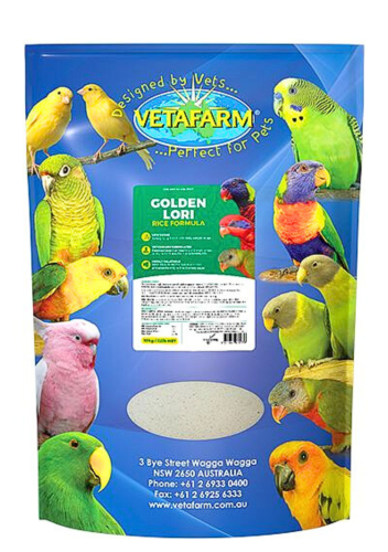 Vetafarm Golden Lori Rice Formula - Pokarm dla Lorys 450g od ParrotPlanet.pl