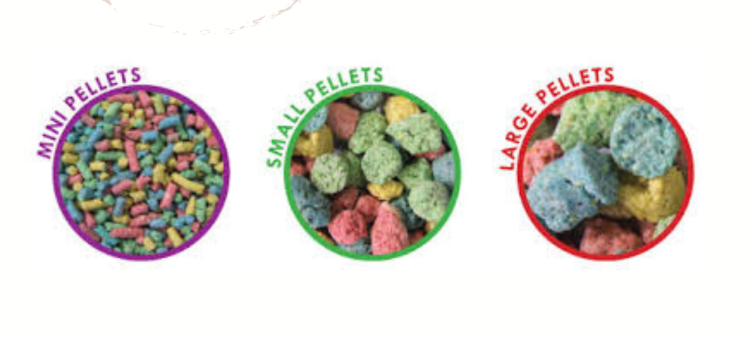 VETAFARM- NUTRIBlend LARGE PELLETS - Całoroczny OWOCOWY granulat dla ar i innych dużych papug 1,6kg  od ParrotPlanet.pl