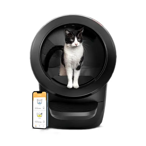 Automatyczna kuweta dla kota samoczyszcząca kuweta Litter Robot IV Connect WIFI czarna od ParrotPlanet.pl