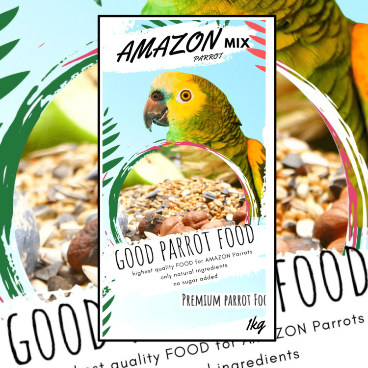 Premium Parrot Food- Amazon Parrot Mix -pokarm dla papug amazońskich 1kg od ParrotPlanet.pl