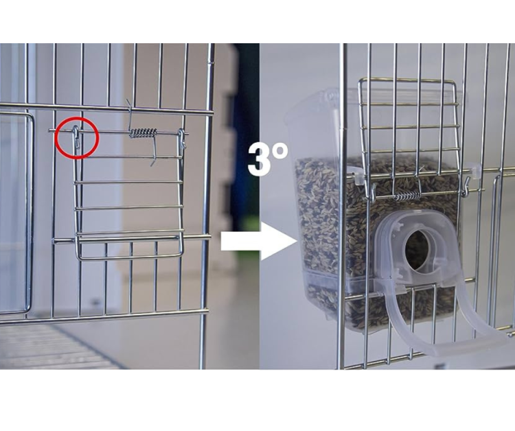 2GR | Karmnik Automatyczny Zasypowy | Karmidło | Miska dla papug i innych ptaków egzotycznych 250ml od ParrotPlanet.pl