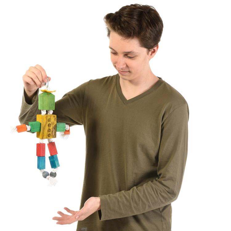 Eryk | Zabawka drewniana dla wszystkich PaPug 36cm od ParrotPlanet.pl