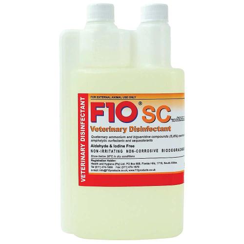F10 Super Concentrate 1 LITR - Koncentrat do dezynfekcji stosowany przy papugach