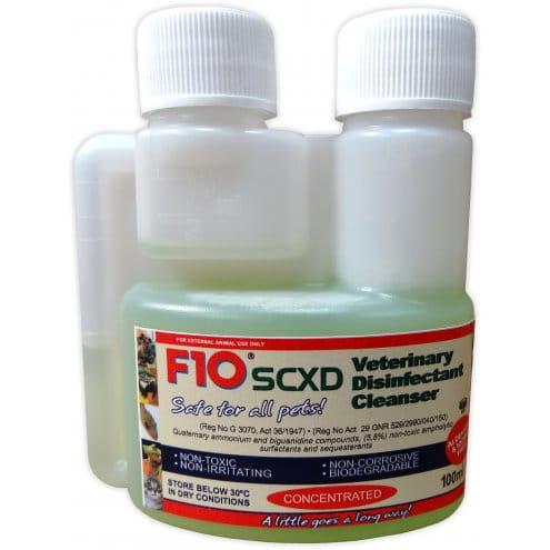 F10 SCXD dezynfekcja/czyszczenie klatki i akcesoriów dla papug 100ml od ParrotPlanet.pl