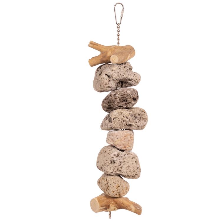 Java Lava Kebab Stone - naturalny kebab z kamieniami Lava i drzewem Java L od ParrotPlanet.pl