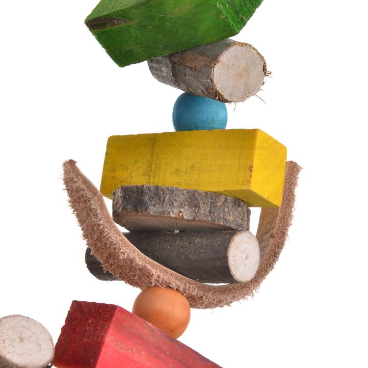 Balançoire Anneau en Bois  de ParrotPlanet.fr