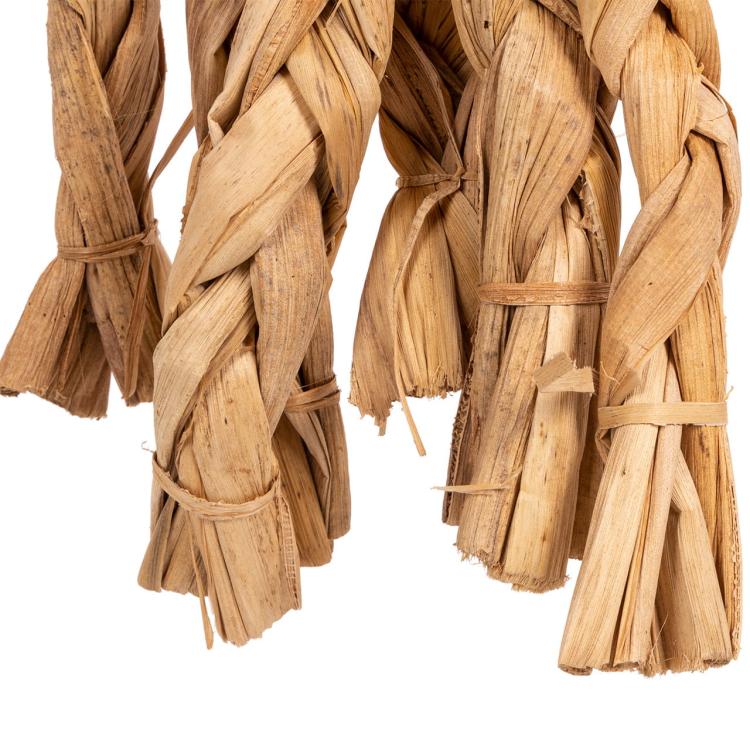 Jouet Naturel en Coco et Feuilles de Banane pour Perroquets - Le plaisir naturel  de  ParrotPlanet.fr