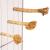 Perchoir en Bambou "M" pour Moyennes Perruches, avec Racines Java Naturelles de ParrotPlanet.fr