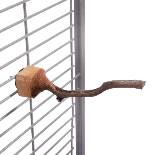 Perchoir Naturel en Liane avec Support | Taille M - 30 cm pour Perruches et Perroquets de ParrotPlanet.fr