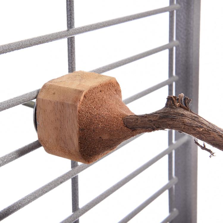 Żerdź naturalna z Liany z Mocowaniem | rozmiar M - 30cm | dla nimf i innych podobnych gatunków papug od ParrotPlanet.pl
