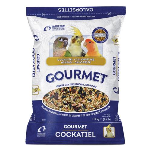 Hagen Gourmet Cockatiel Seed Mix - Pełnowartościowy pokarm wysokiej jakości dla nimf i małych papug 1.13kg od ParrotPlanet.pl