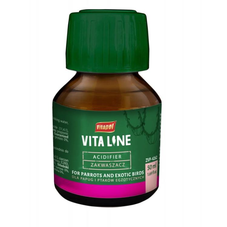 Vitapol VITALINE - Supplément Acidifiant pour Oiseaux Exotiques 50ml de ParrotPlanet.fr