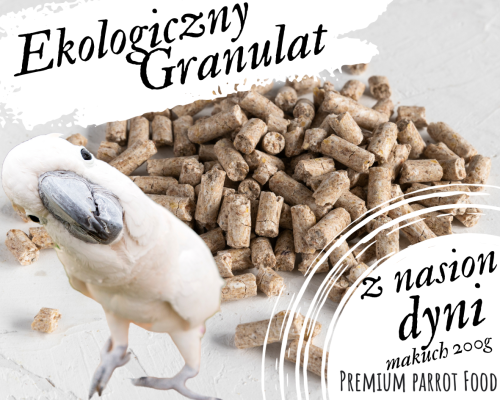 Aliment Premium pour Perroquets - Granulés à la Citrouille 150g de ParrotPlanet.fr