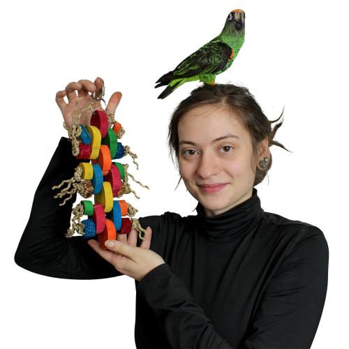 Wow Java! - Zabawka dla małych i średnich papug od ParrotPlanet.pl