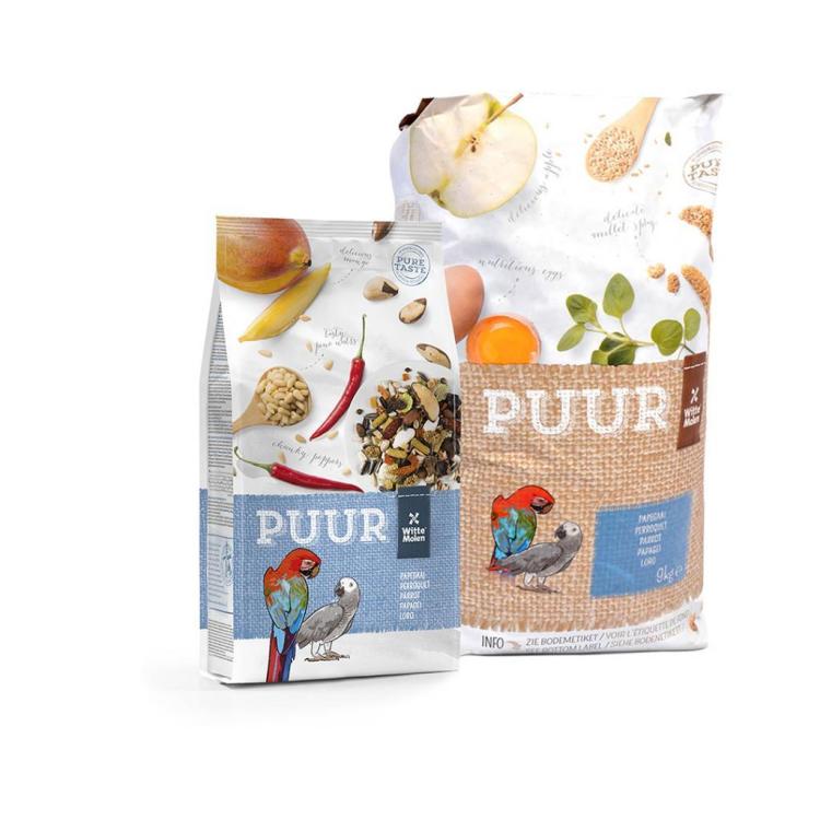WITTE MOLEN PUUR PARROT 2kg | pokarm dedykowany dla Ar, Żako, Amazonek i innych Dużych Papug od ParrotPlanet.pl