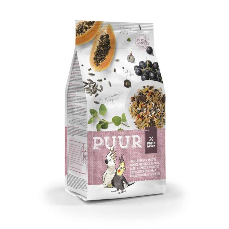 WITTE MOLEN PUUR LARGE PARAKEET 750g | pokarm dedykowany dla Nimf, Kakadu i innych Papug Australijskich od ParrotPlanet.pl