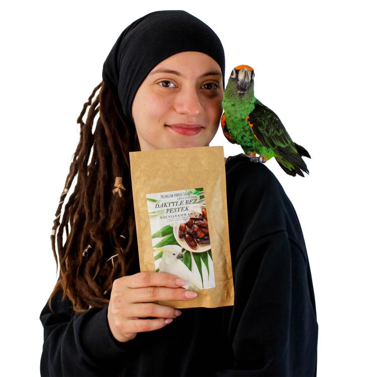 Premium Parrot Food- Ekologiczne daktyle dla wszystkich papug 100g od ParrotPlanet.pl