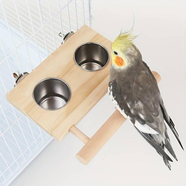 Papuzi Bar - zestaw 2 miseczek dla wszystkich papug od ParrotPlanet.pl