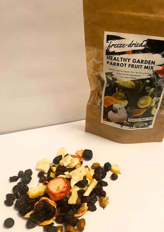 Premium Parrot Food - Healthy Garden Fruit Mix - dla wszystkich papug 40g od ParrotPlanet.pl