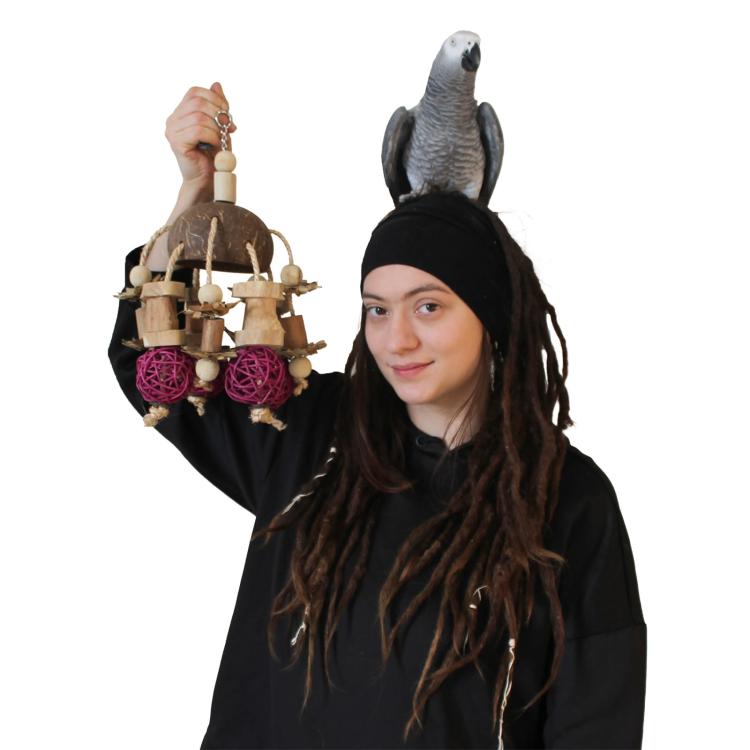 Coco Play - Zabawka dla średnich i dużych papug od ParrotPlanet.pl