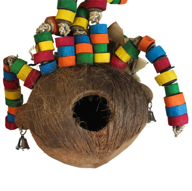 Coconut Monkey - Zabawka dla średnich i dużych papug od ParrotPlanet.pl