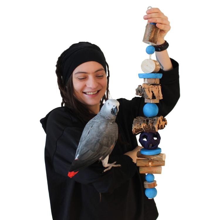 Sky - Zabawka dla średnich papug od ParrotPlanet.pl