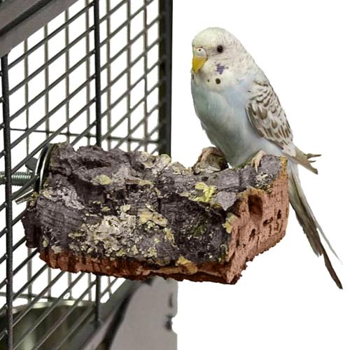 Narożna żerdź, z kory dębu korkowego rozmiar XS - dla małych papug od ParrotPlanet.pl