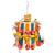 Manège joyeux JAVA – jouet en bois pour perroquets 15,5 × 22 × 28 cm