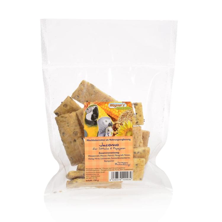 Wagner's DOMOWE Herbatniki dla papug kukurydziane 150g od ParrotPlanet.pl