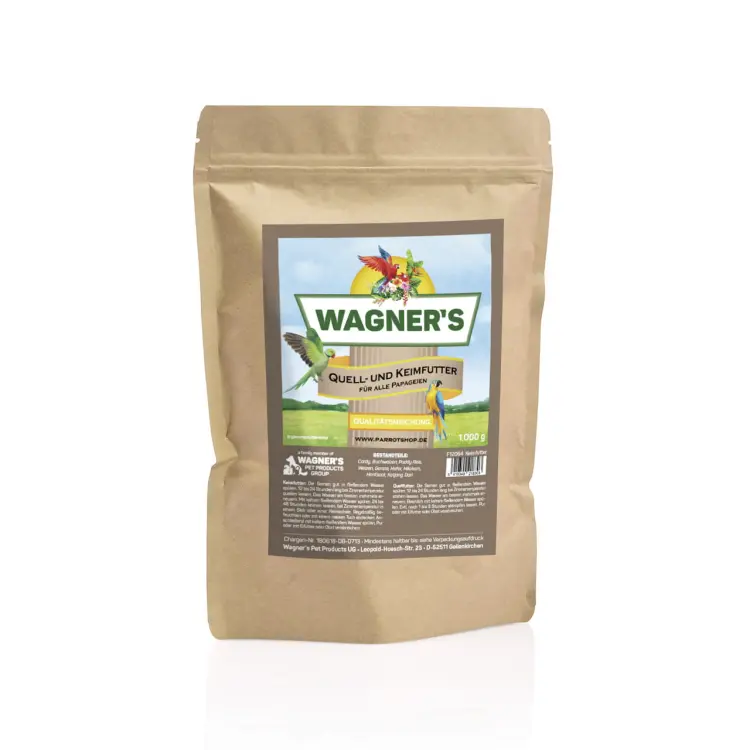 Mieszanka do kiełkowania dla papug Wagner's 1kg od ParrotPlanet.pl