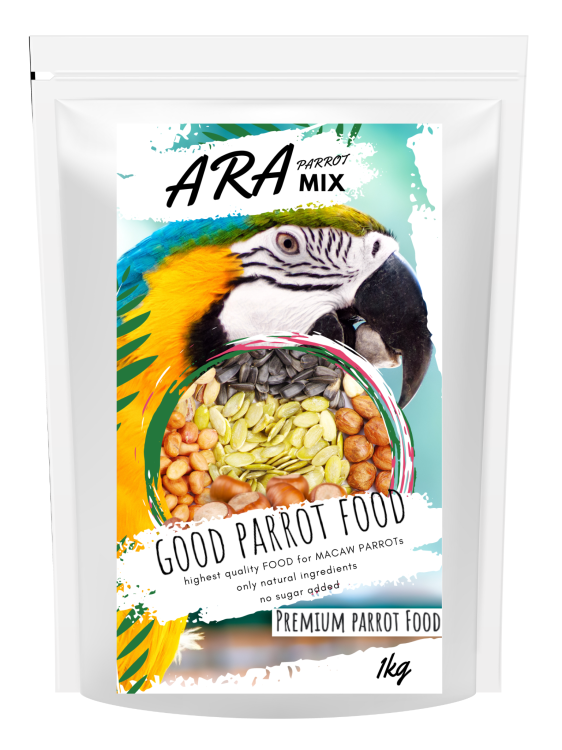 Premium Parrot Food- Ara Parrot Mix -pokarm dla ar i kakadu 1kg od ParrotPlanet.pl