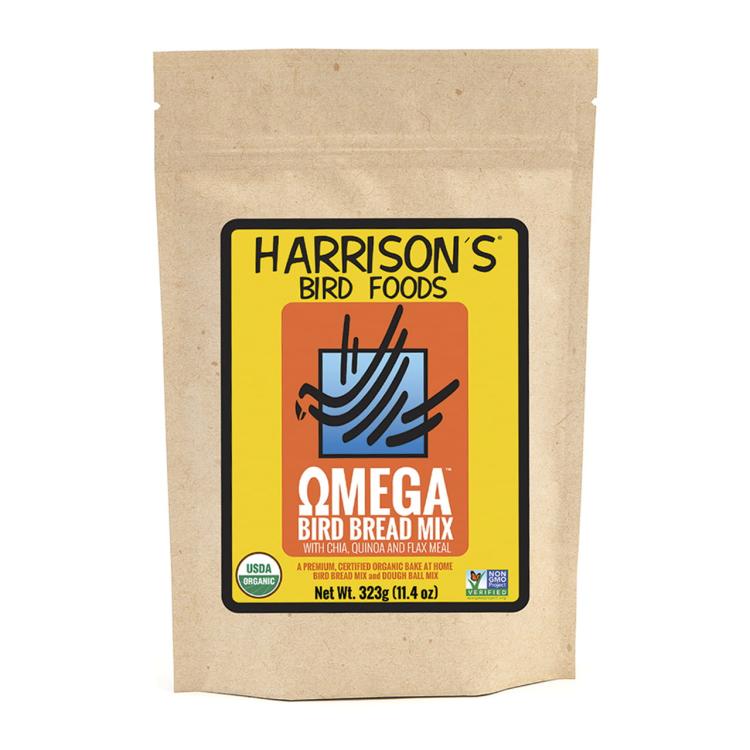 Harrison`s Bird Bread Mix - OMEGA - PIECZONE SMAKOŁYKI DLA WSZYSTKICH PAPUG - 323g od ParrotPlanet.pl