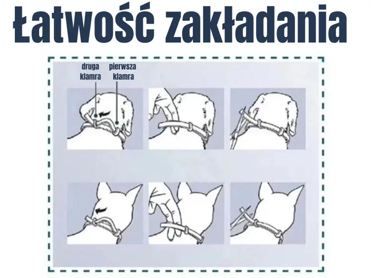 Obroża Przeciw kleszczom i pchłom | Antykleszczowa | dla psów | bezpieczna | na 8 miesięcy |rozm. L/XL do 70 cm od ParrotPlanet.pl