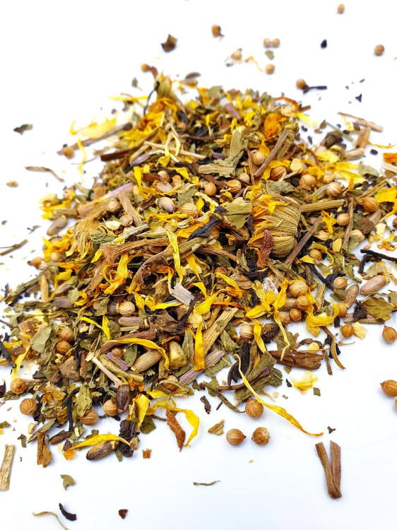 Polly's Natural Golden Blossom Organic - Ziołowa herbatka dla papug 100g od ParrotPlanet.pl