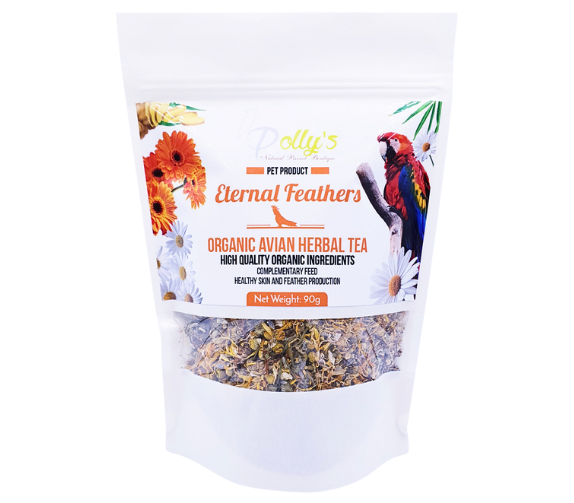 Polly's Natural Eternal Feathers Organic - Organiczna herbatka dla papug 40g od ParrotPlanet.pl