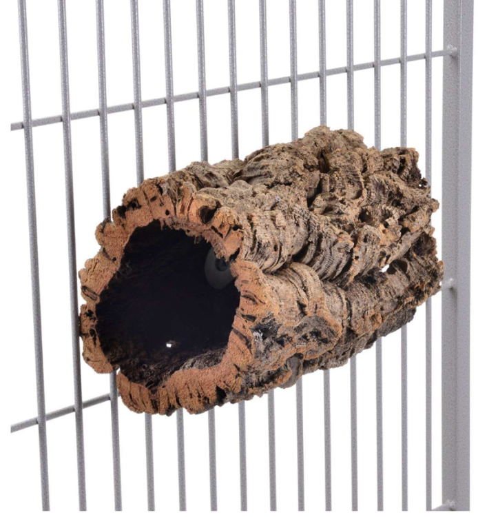 Perchoir ou Grotte Liège Naturel Taille M Perroquets Moyens od ParrotPlanet.fr