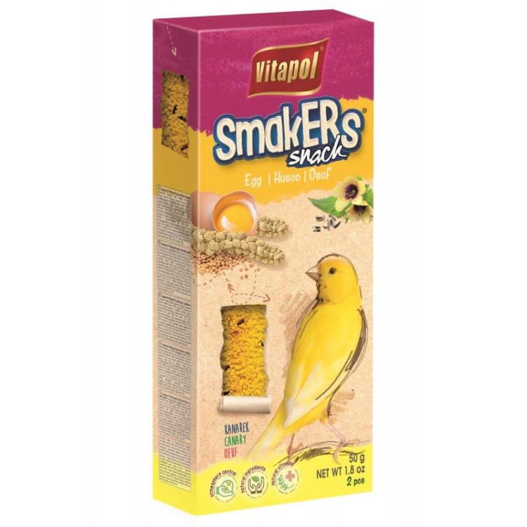 Vitapol - Smakers JAJECZNY dla KANARKOW 2szt od ParrotPlanet.pl
