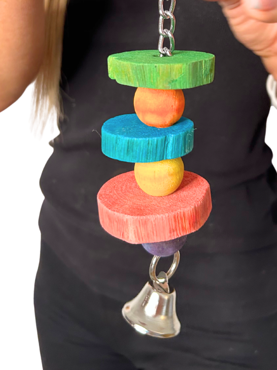 Wiszące Trio - mini zabawka dla papug od ParrotPlanet.pl