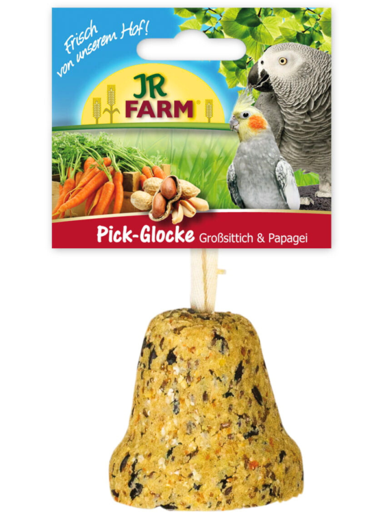 JR FARM Smakowity dzwonek - pyszna przekąska dla wszystkich większych papug 160 g od ParrotPlanet.pl