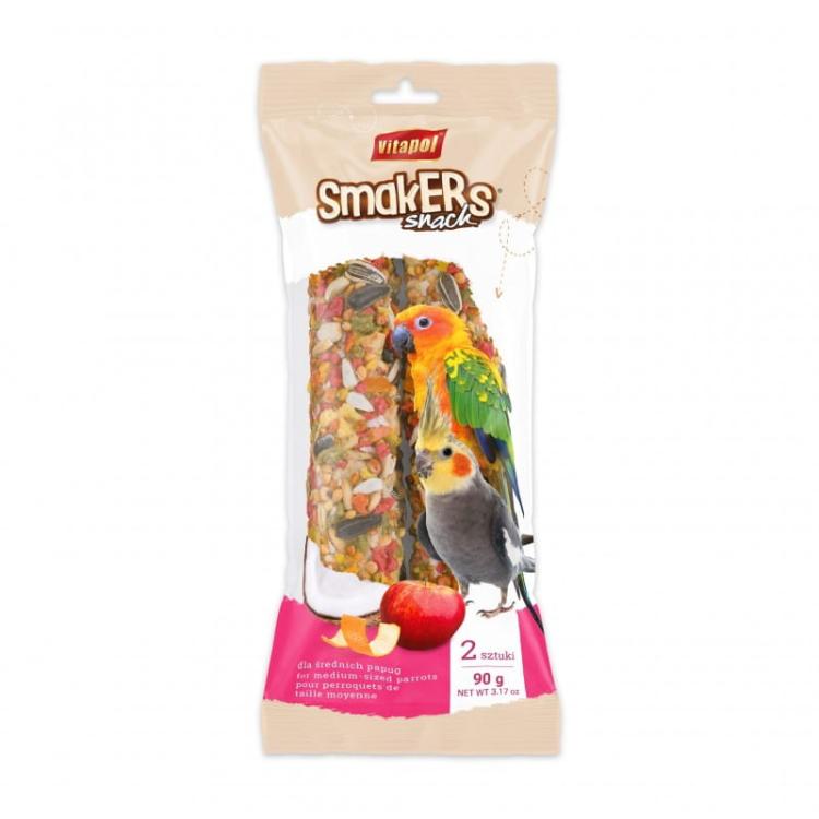 Vitapol - Smakers owocowy - Kolba dla średnich papug w folii - 2 szt -90g od ParrotPlanet.pl
