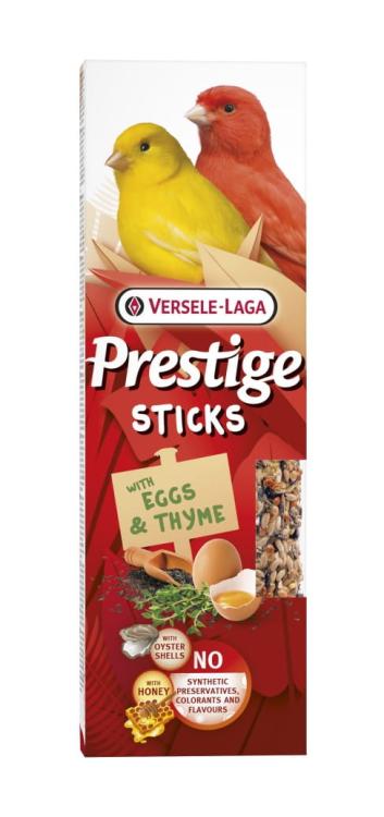 Versele Laga Prestige Sticks Canaries with Eggs & Thyme 60g - kolby z jajkem i tymiankiem dla kanarków od ParrotPlanet.pl
