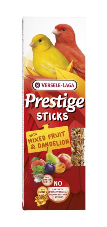 Versele Laga Prestige Sticks Canaries with Mixed Fruit & Dandelion 60g - kolby z mieszanką owoców i mniszkiem lekarskim dla kanarków od ParrotPlanet.pl