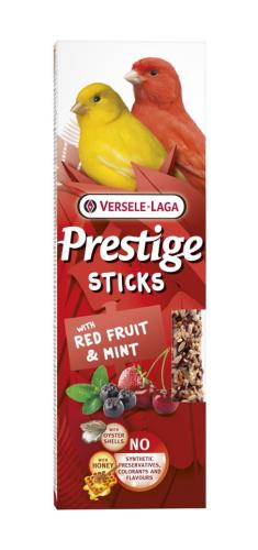 Versele Laga Prestige Sticks Canaries with Red Fruits & Mint 60g - kolby z czewonymi owocami i miętą dla kanarków od ParrotPlanet.pl