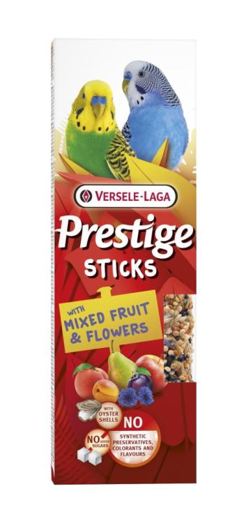 Versele Laga - Prestige Sticks Small Parakeets with Mixed Fruit & Flowers 60g - kolby z miksem owoców i kwiatami dla małych papużek od ParrotPlanet.pl