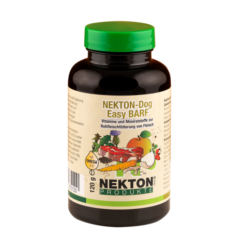 NEKTON Dog Easy BARF - witaminy i składniki mineralne do diety BARF 120g od parrotplanet.jpg