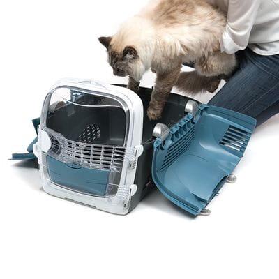 Catit Design Cabrio | Transporter Hagen dla kota | 33 x 51 x 35cm | Niebieski od ParrotPlanet.pl